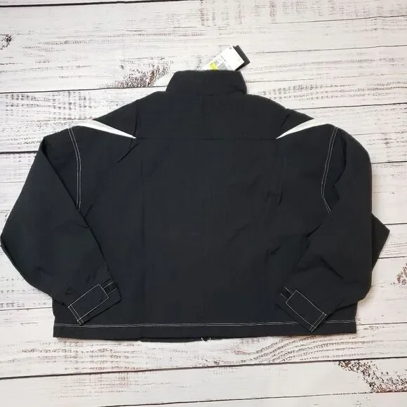 NIKE NEW Women’s Sportswear Swoosh Repel Woven Oversized Jacket NWT DR6132-010 - Picture 4 of 15